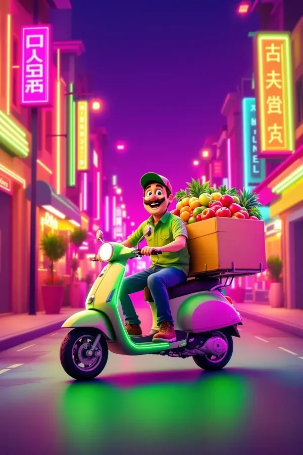疯狂外卖员 海报